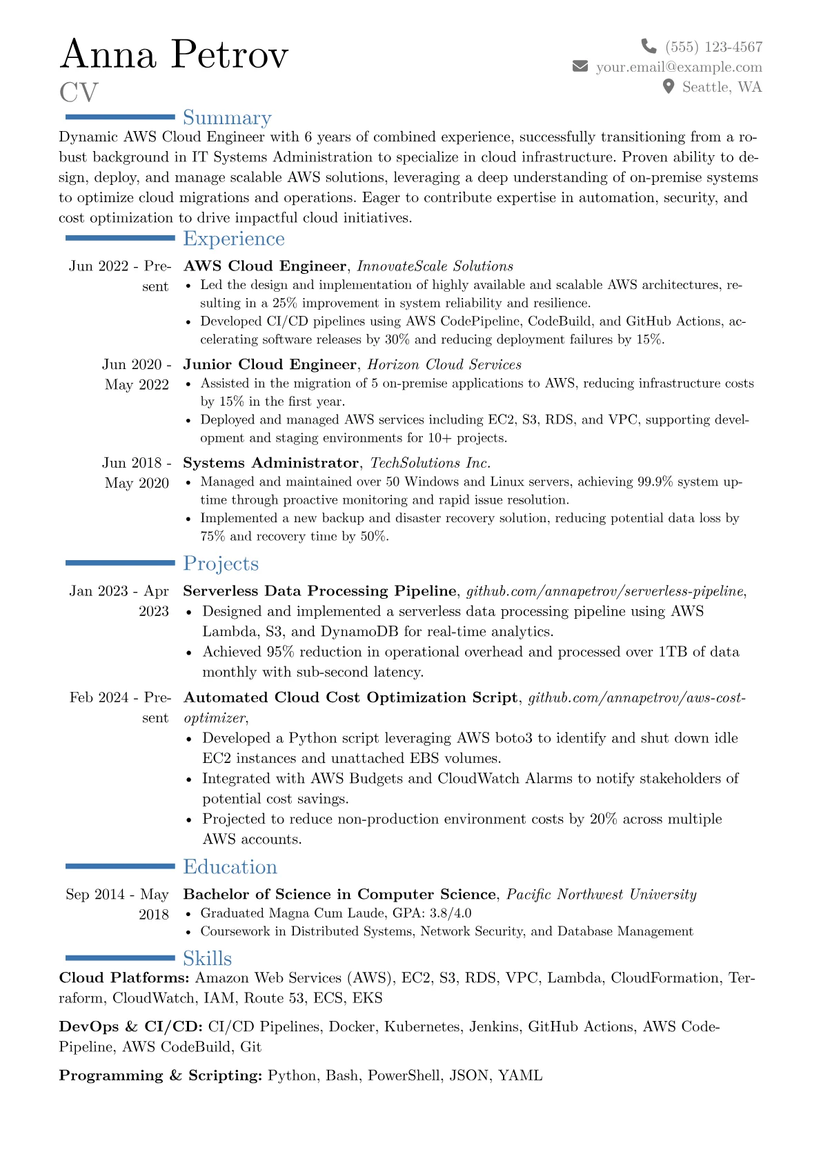 Career changer version - Page 1