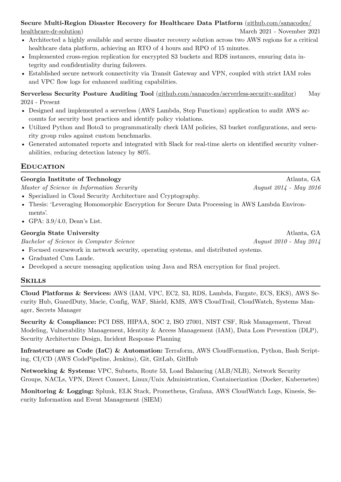AWS Cloud Security version - Page 2