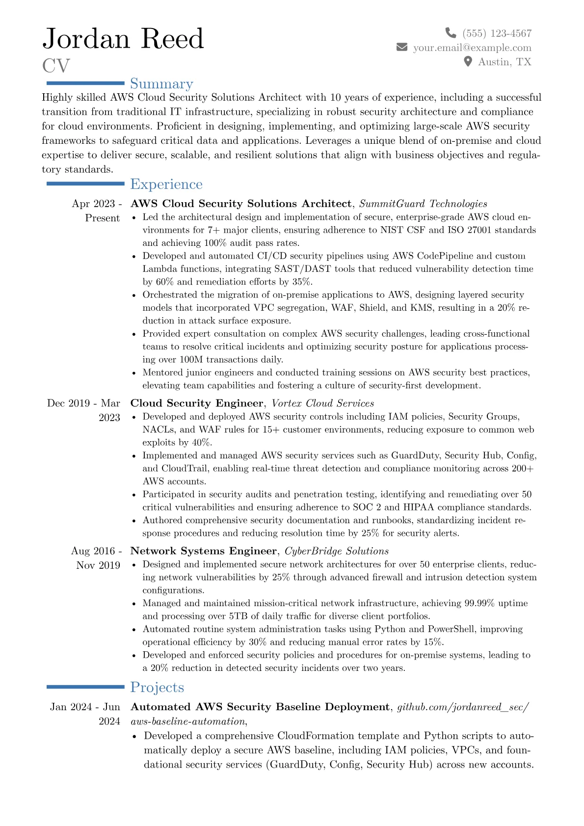 Career changer version - Page 1