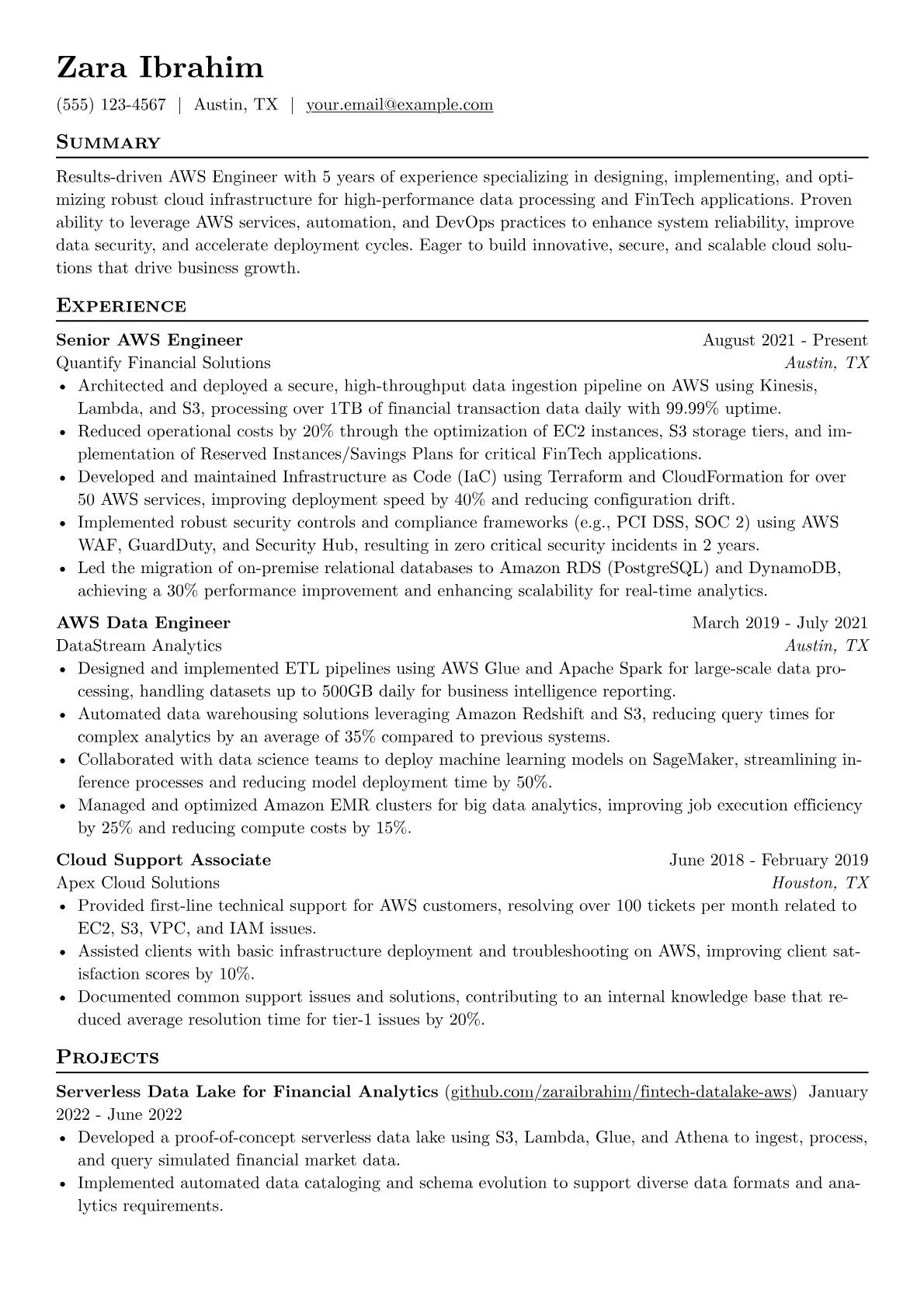 AWS Engineer version - Page 1