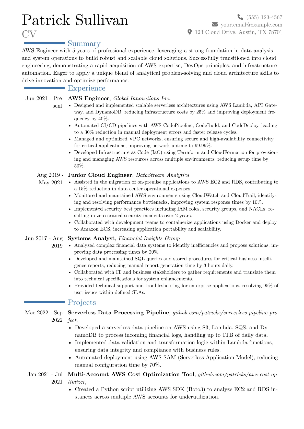 Career changer version - Page 1