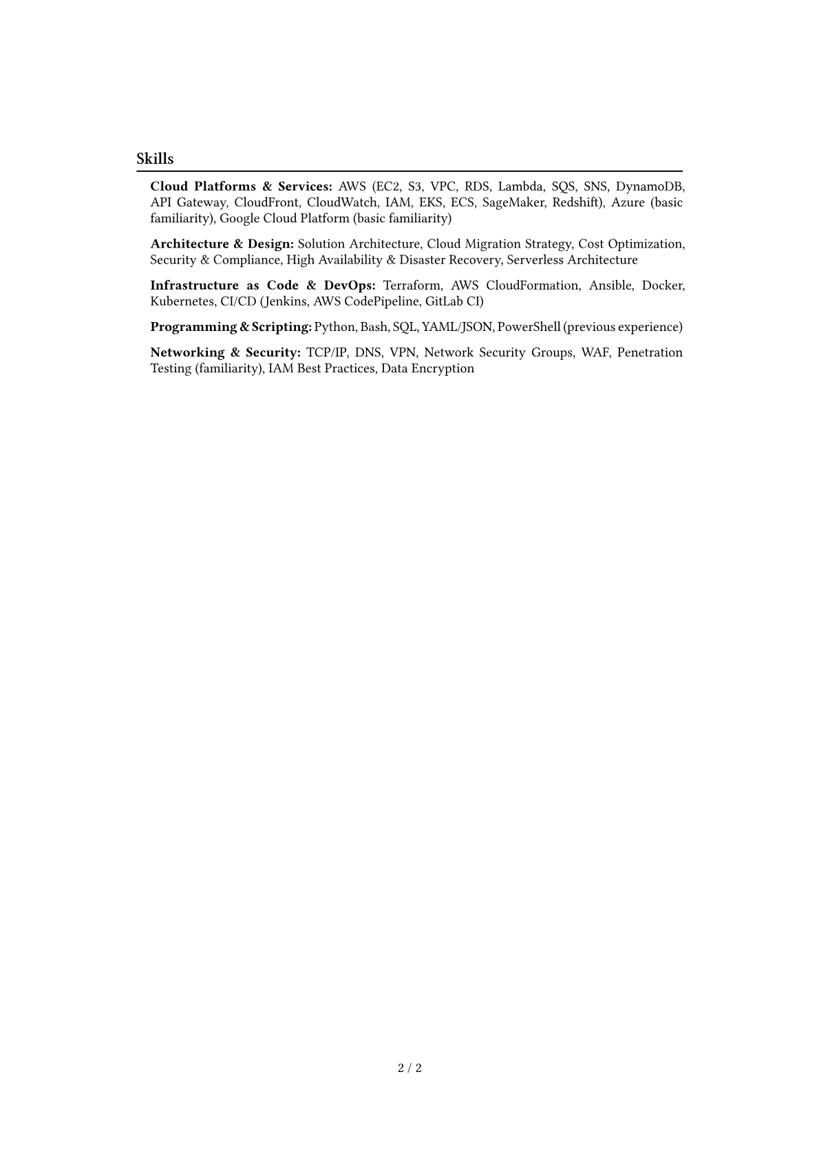 Career changer version - Page 2