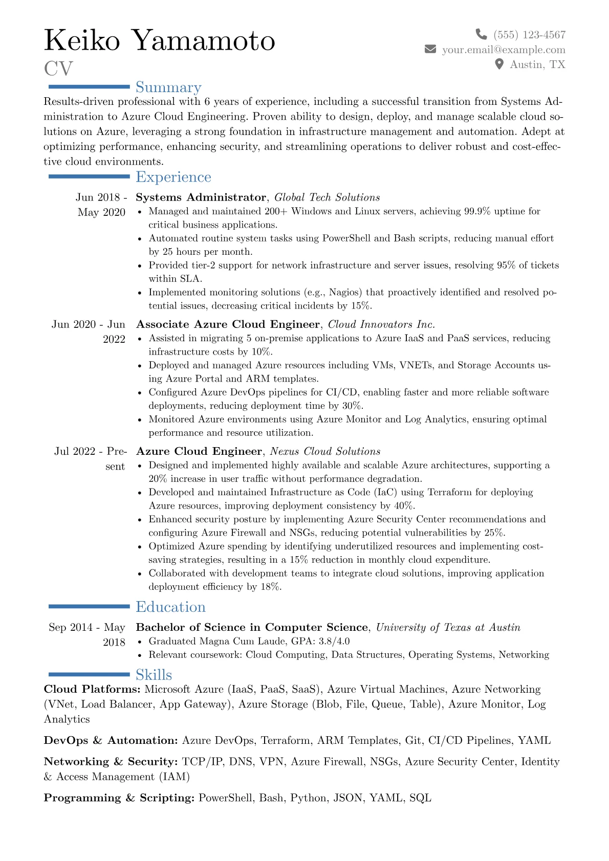 Career changer version - Page 1