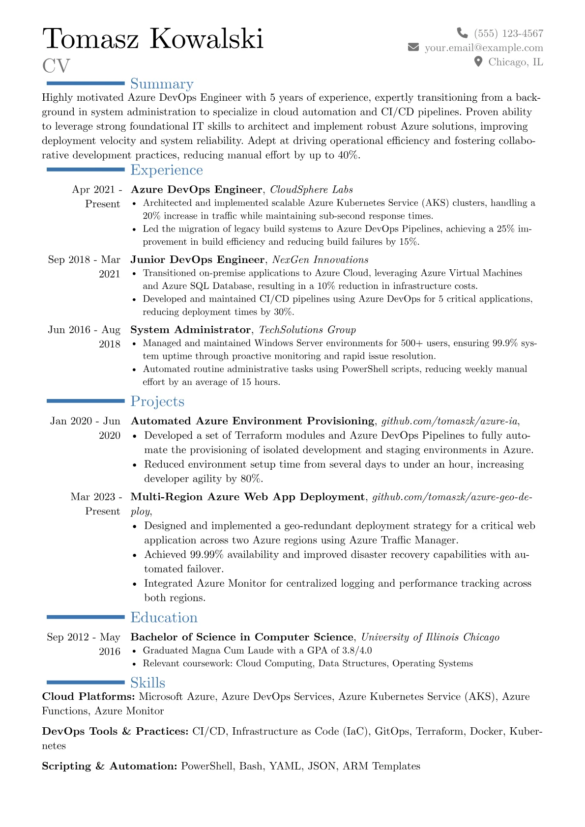 Career changer version - Page 1