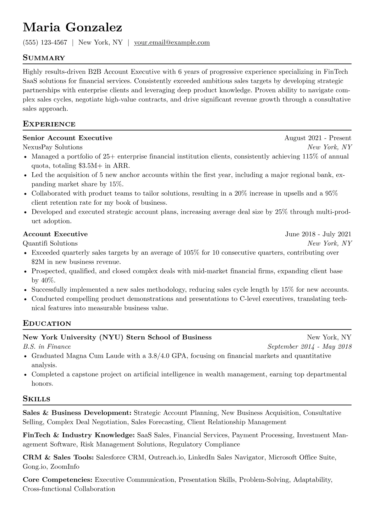 Fintech SaaS Account version - Page 1