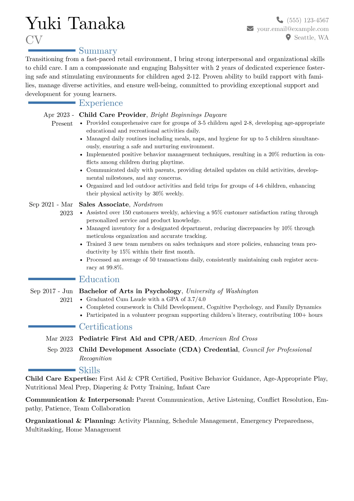 Career changer version - Page 1