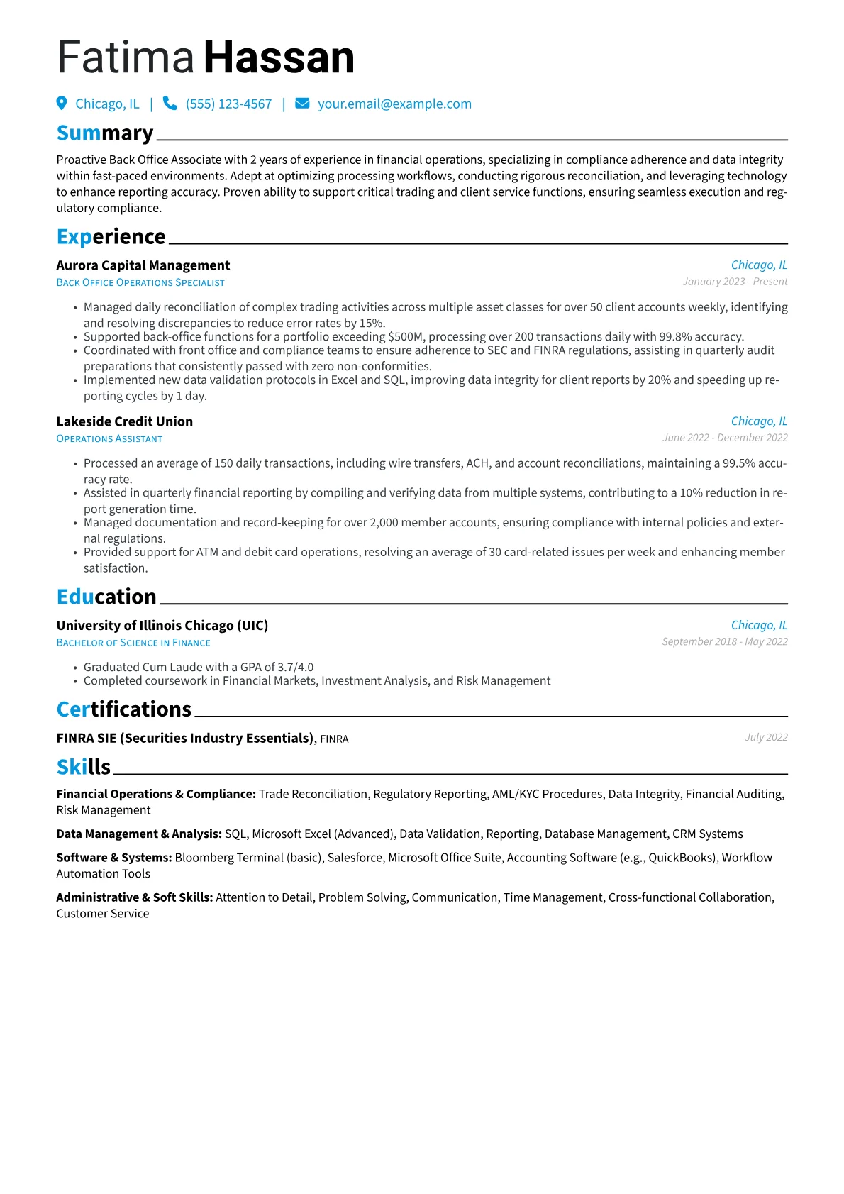 Financial Services version - Page 1