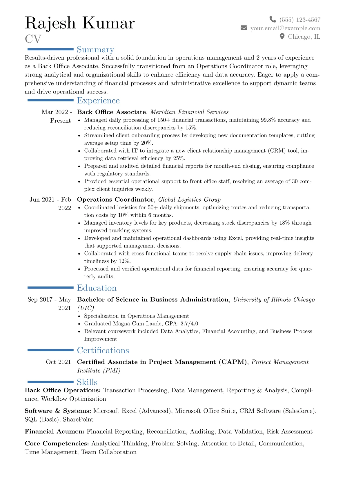 Career changer version - Page 1