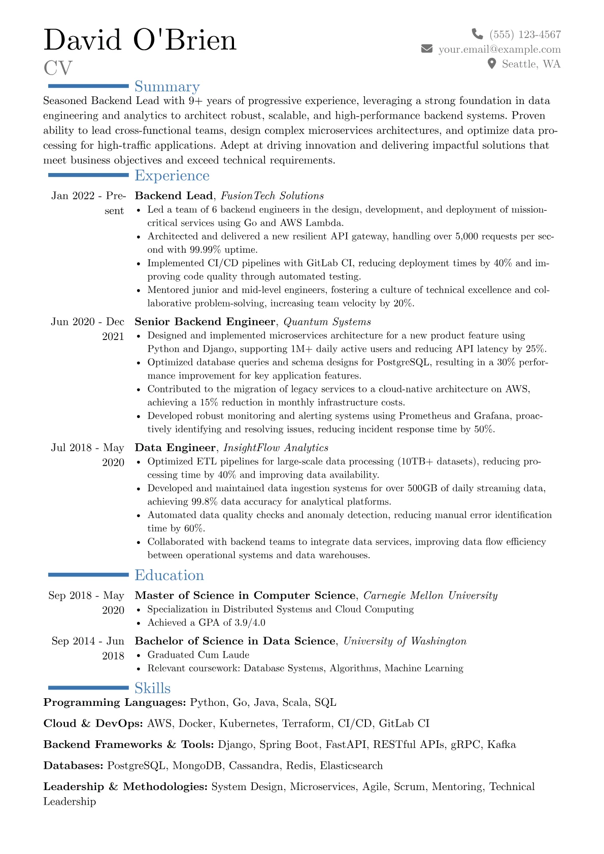 Career changer version - Page 1