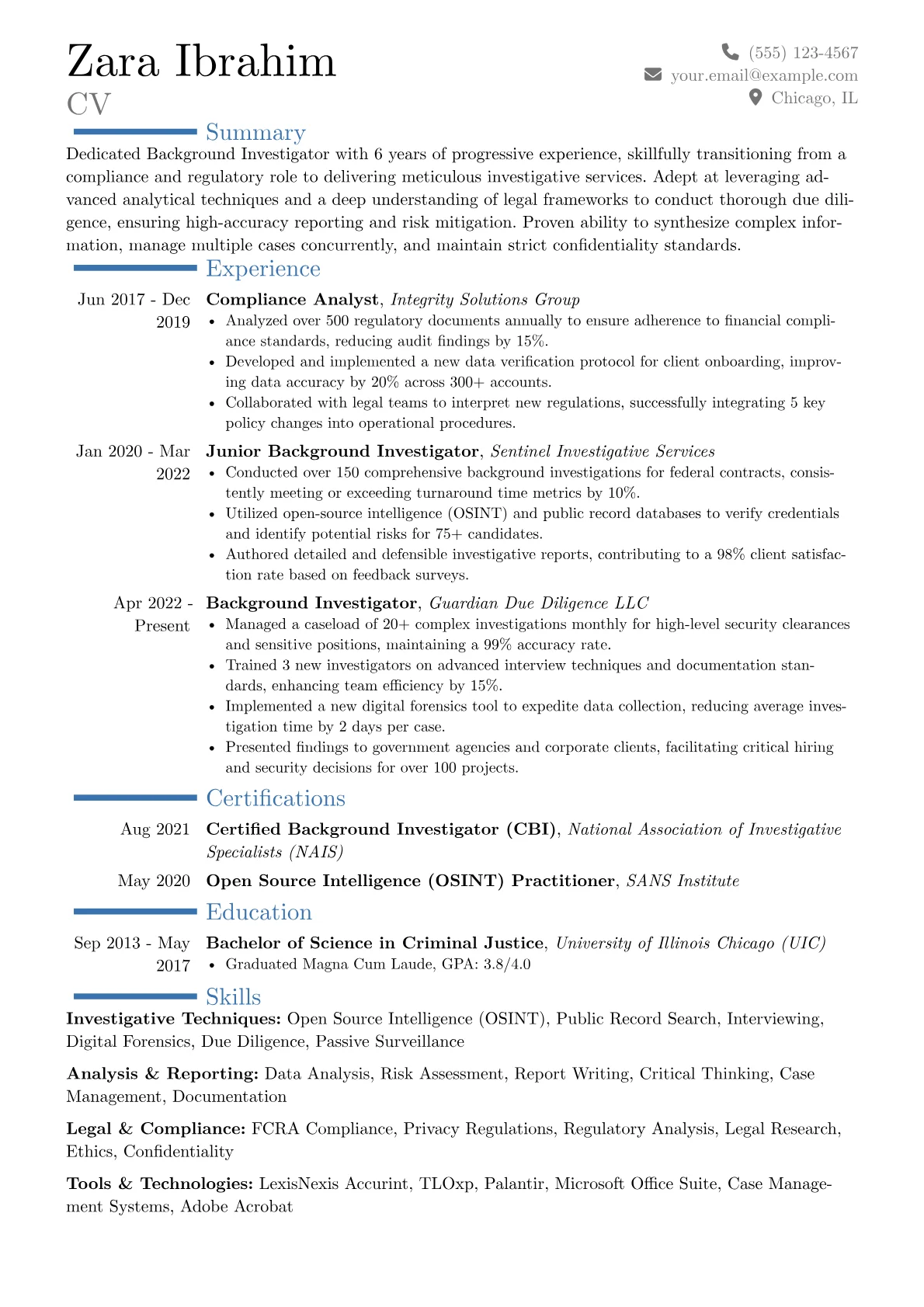 Career changer version - Page 1