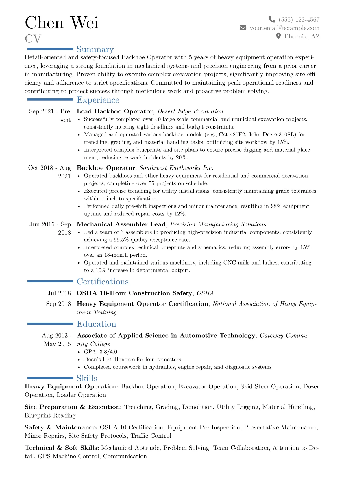 Career changer version - Page 1