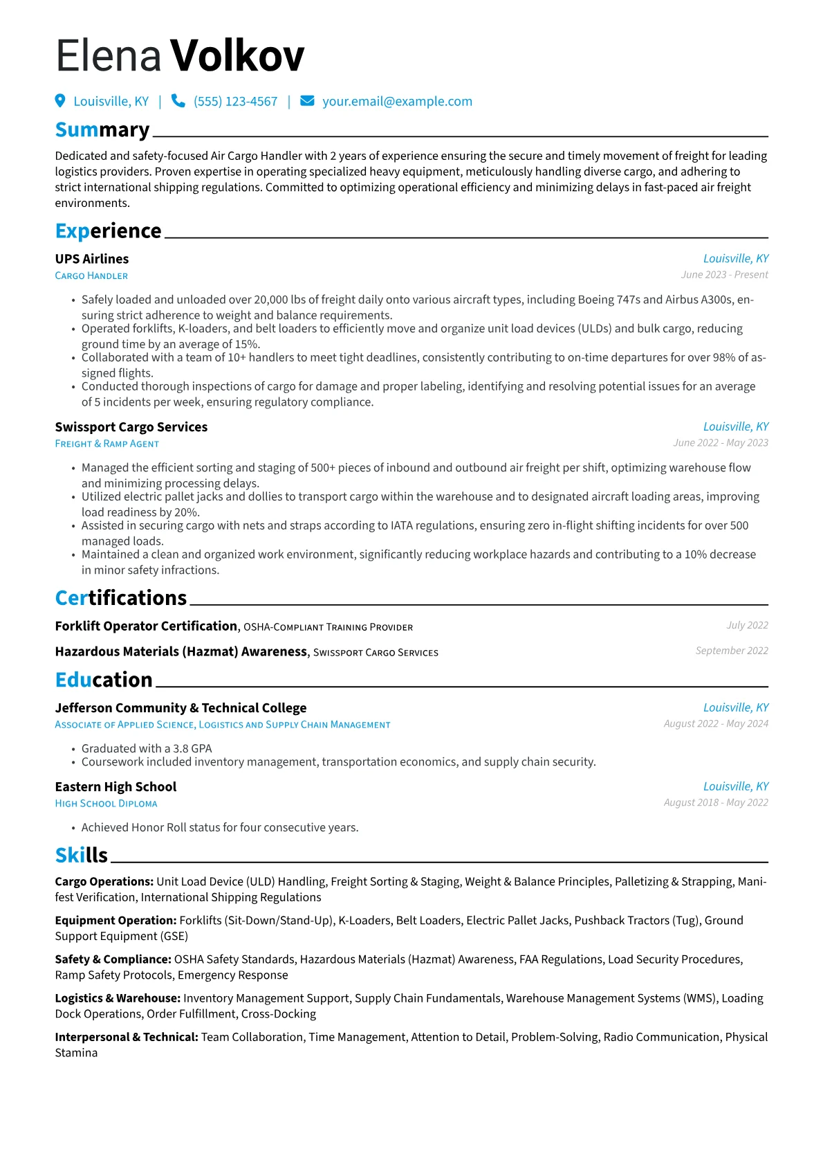 Cargo & Freight Specialist version - Page 1