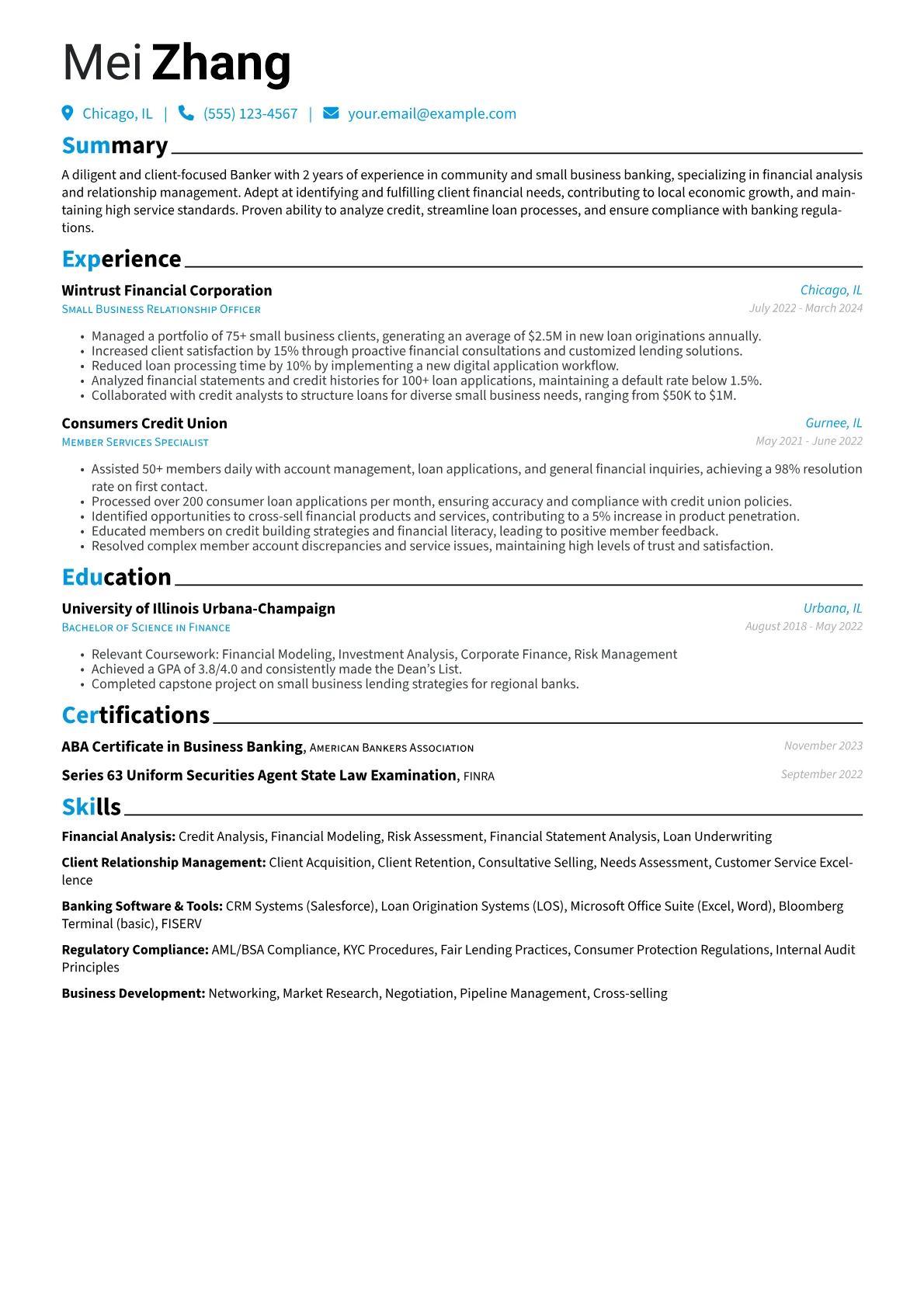 Community Banking version - Page 1