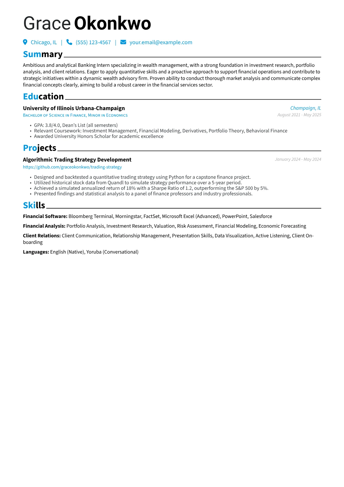 Wealth Management Intern version - Page 1