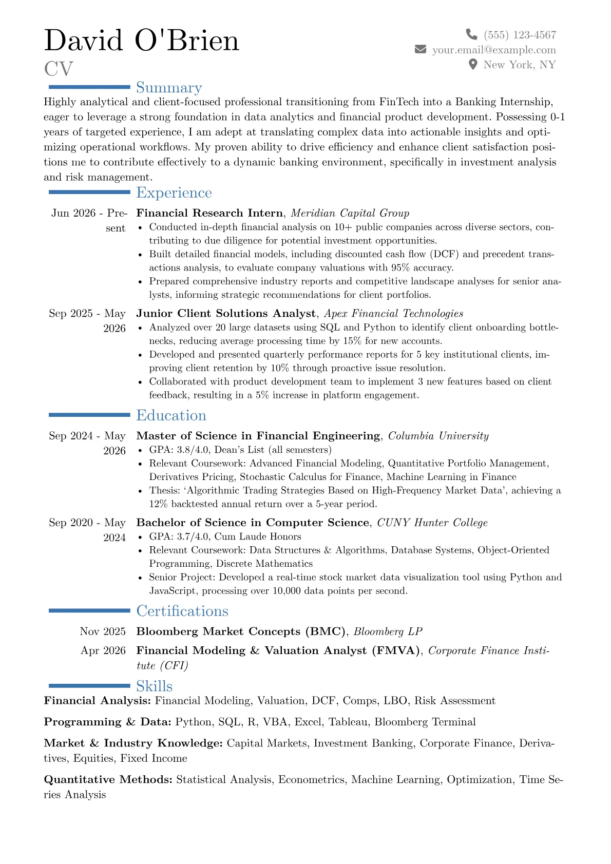 Career changer version - Page 1