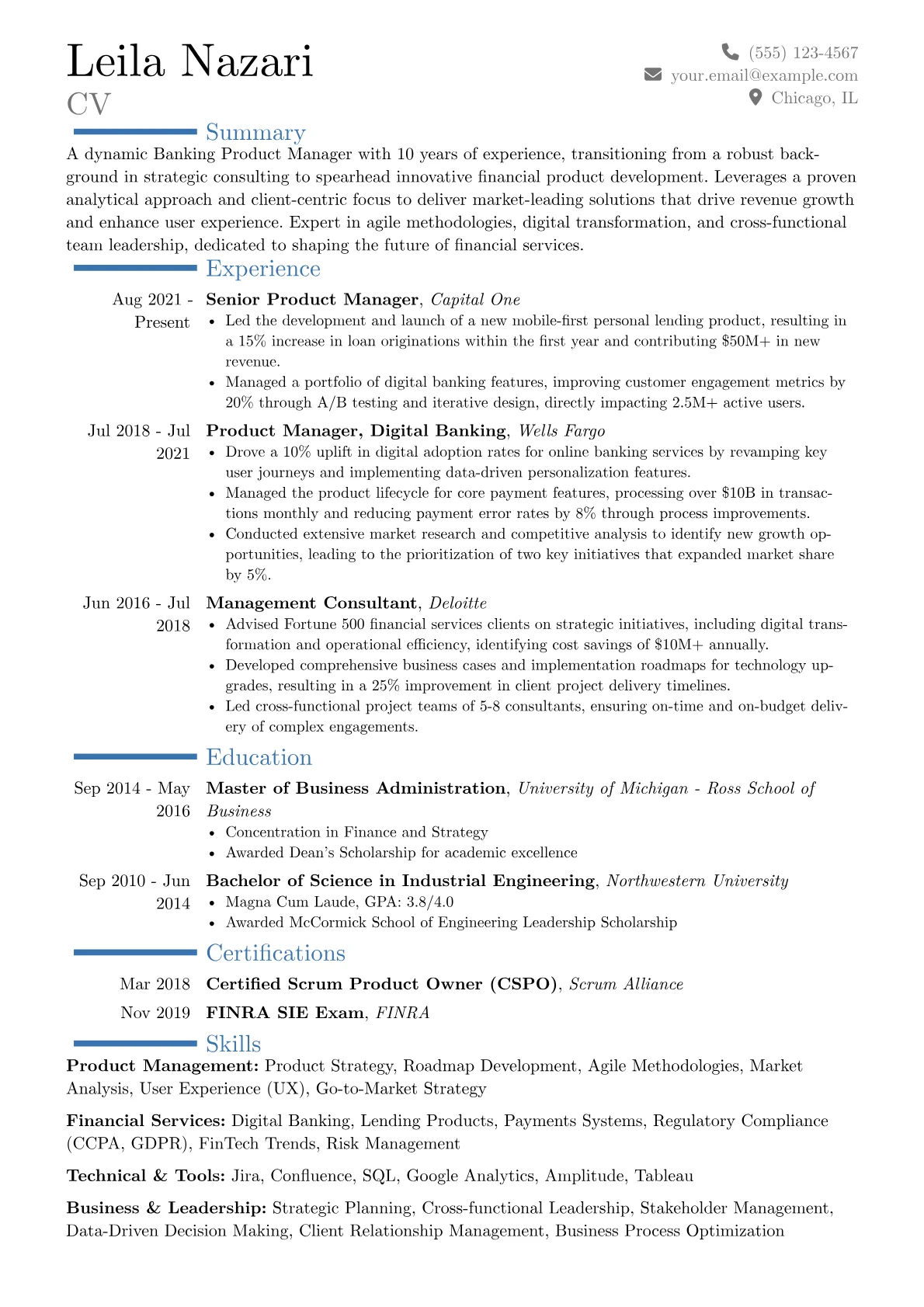 Career changer version - Page 1