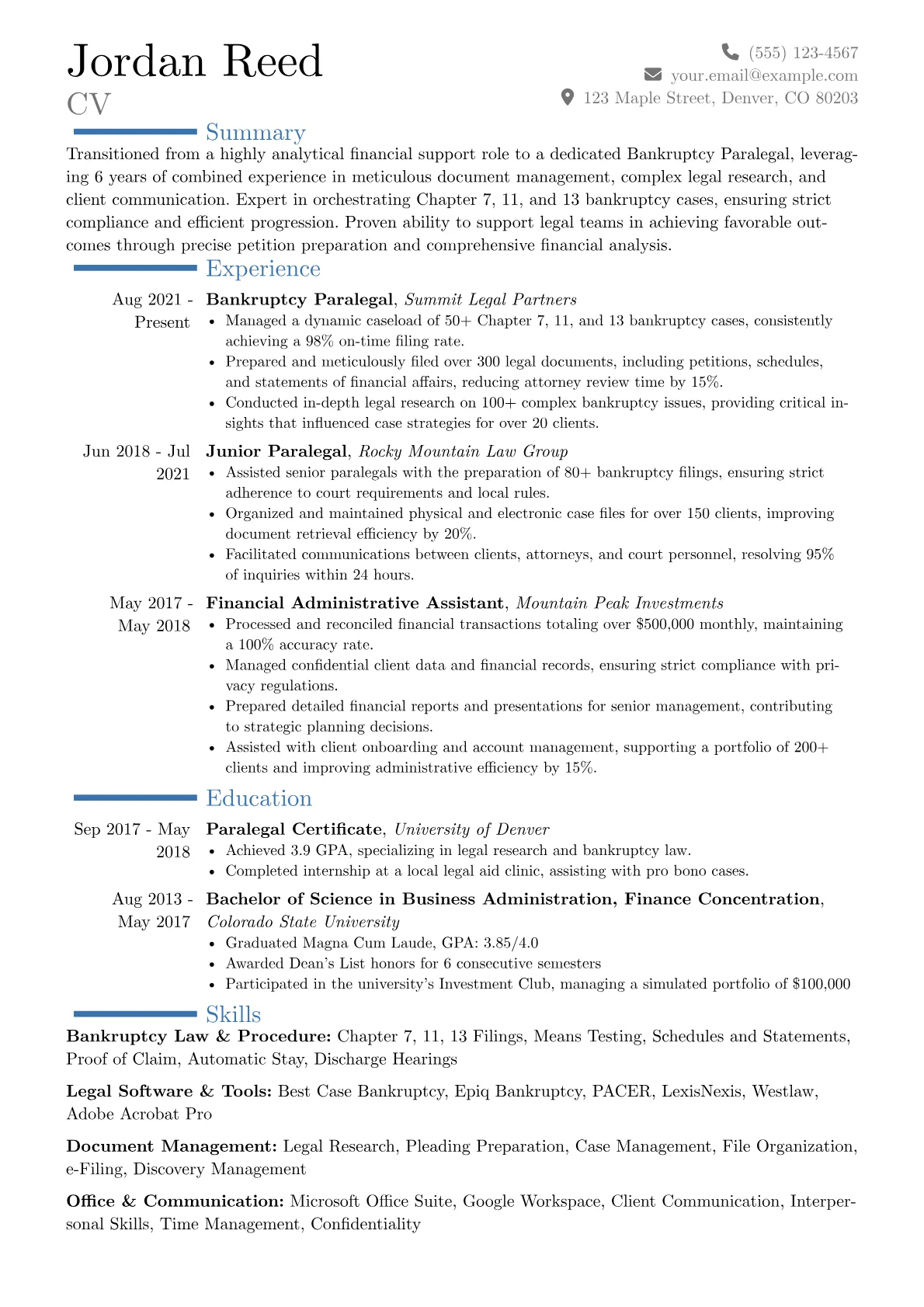 Career changer version - Page 1