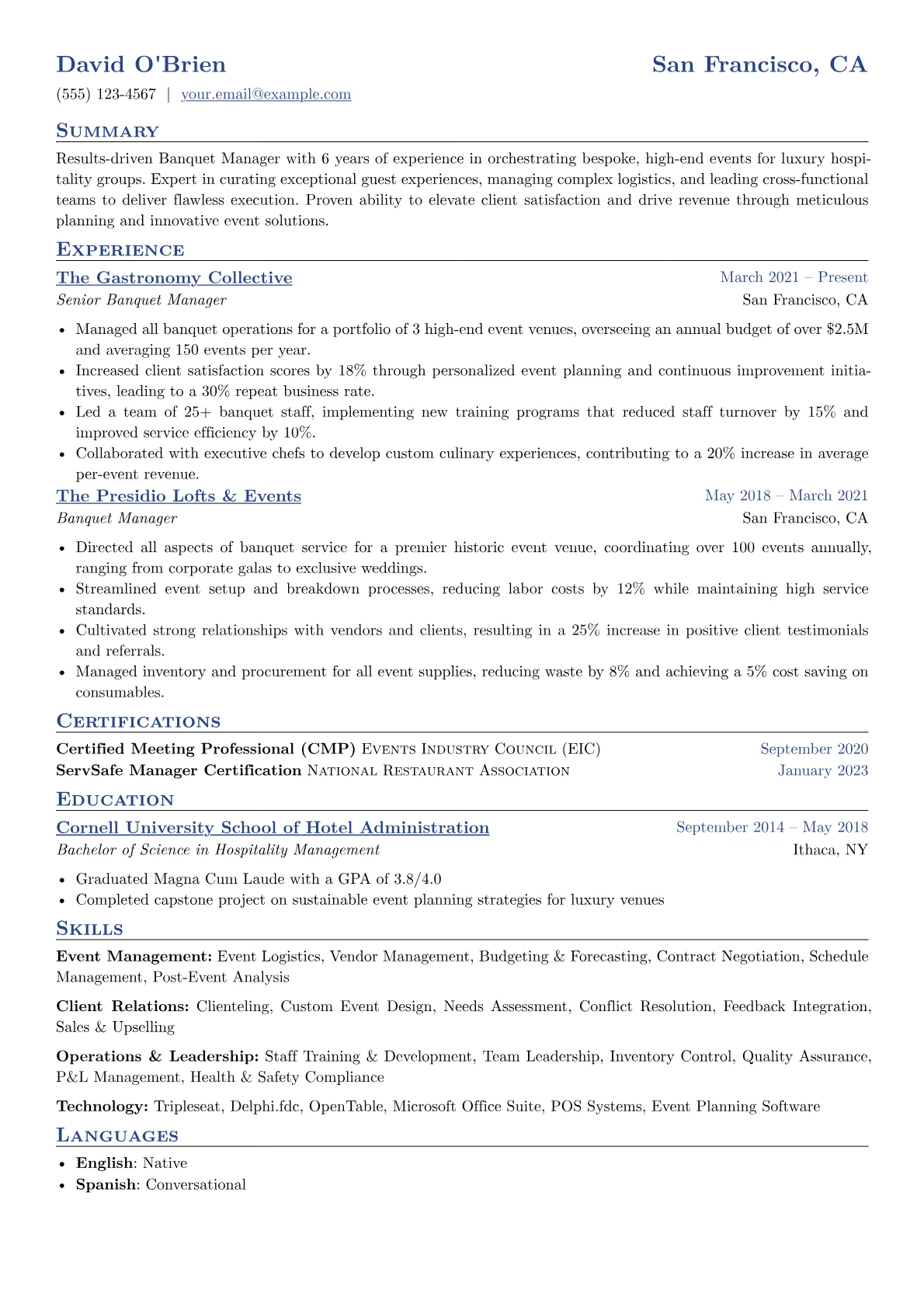 Boutique & Bespoke Events version - Page 1