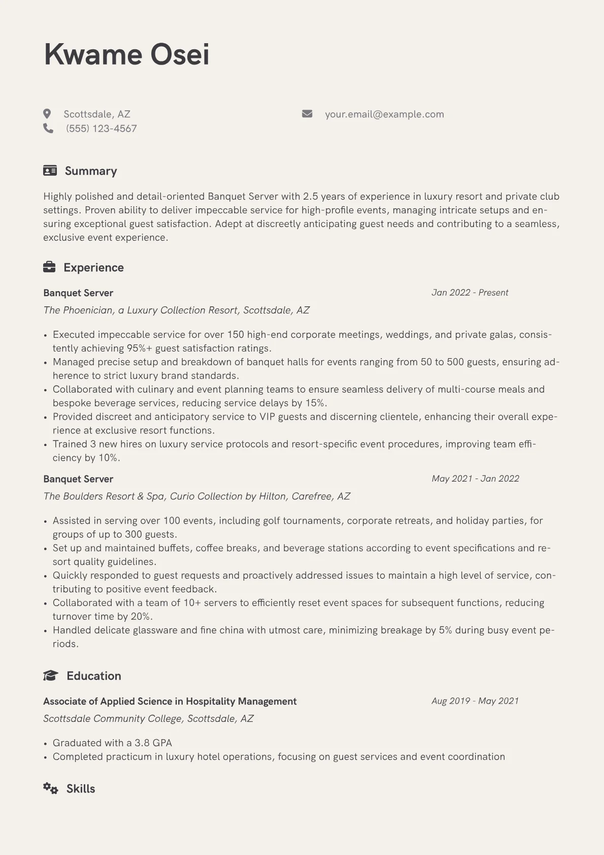 Luxury Resort Banquets version - Page 1