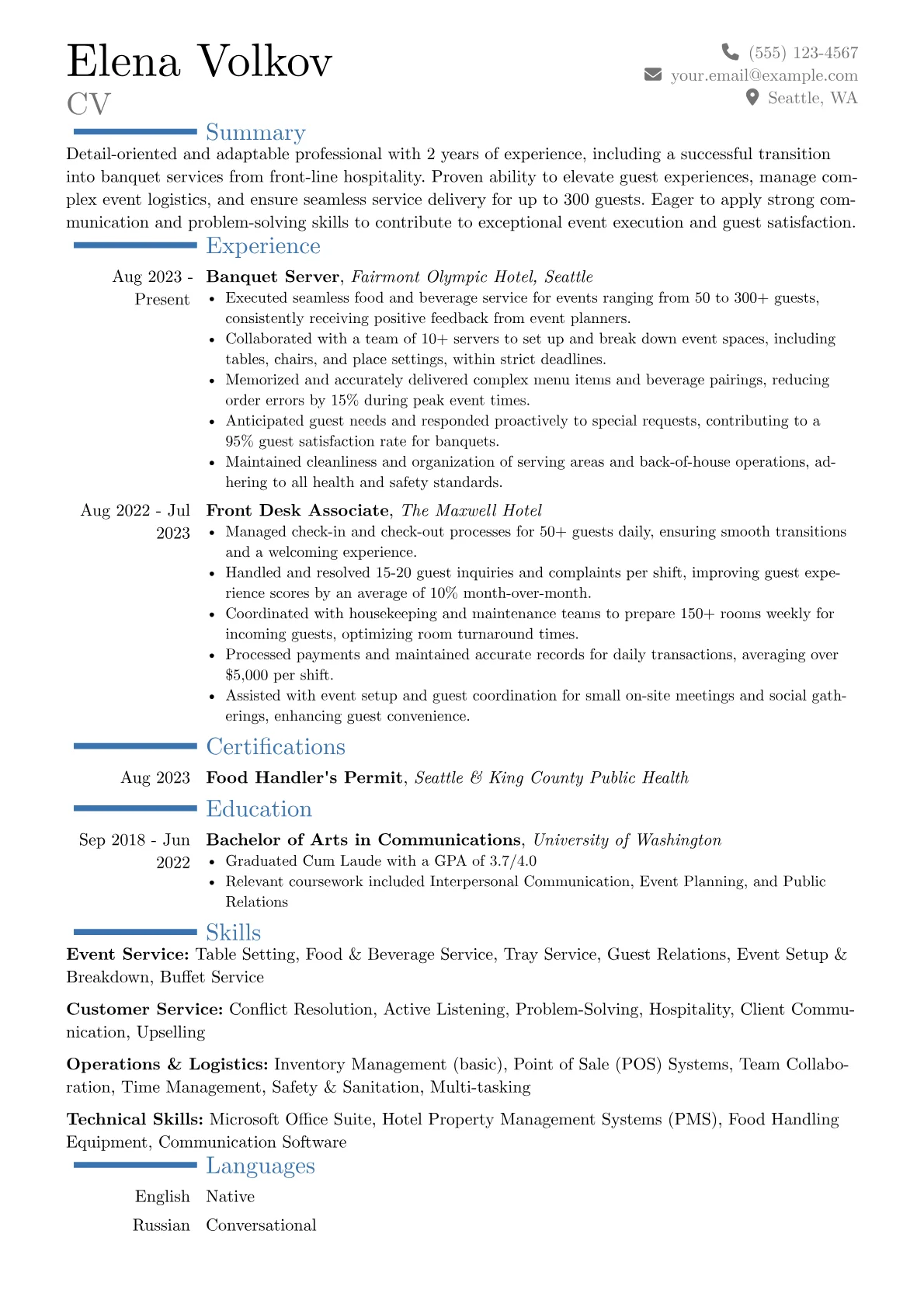 Career changer version - Page 1