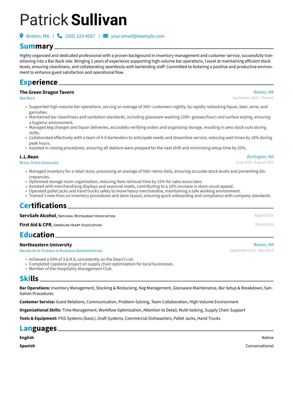 Career changer version - Page 1