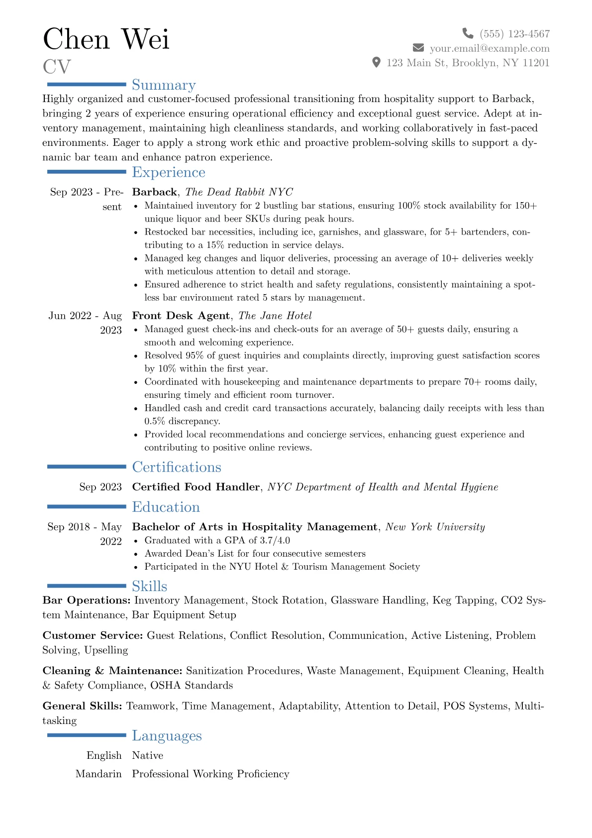 Career changer version - Page 1