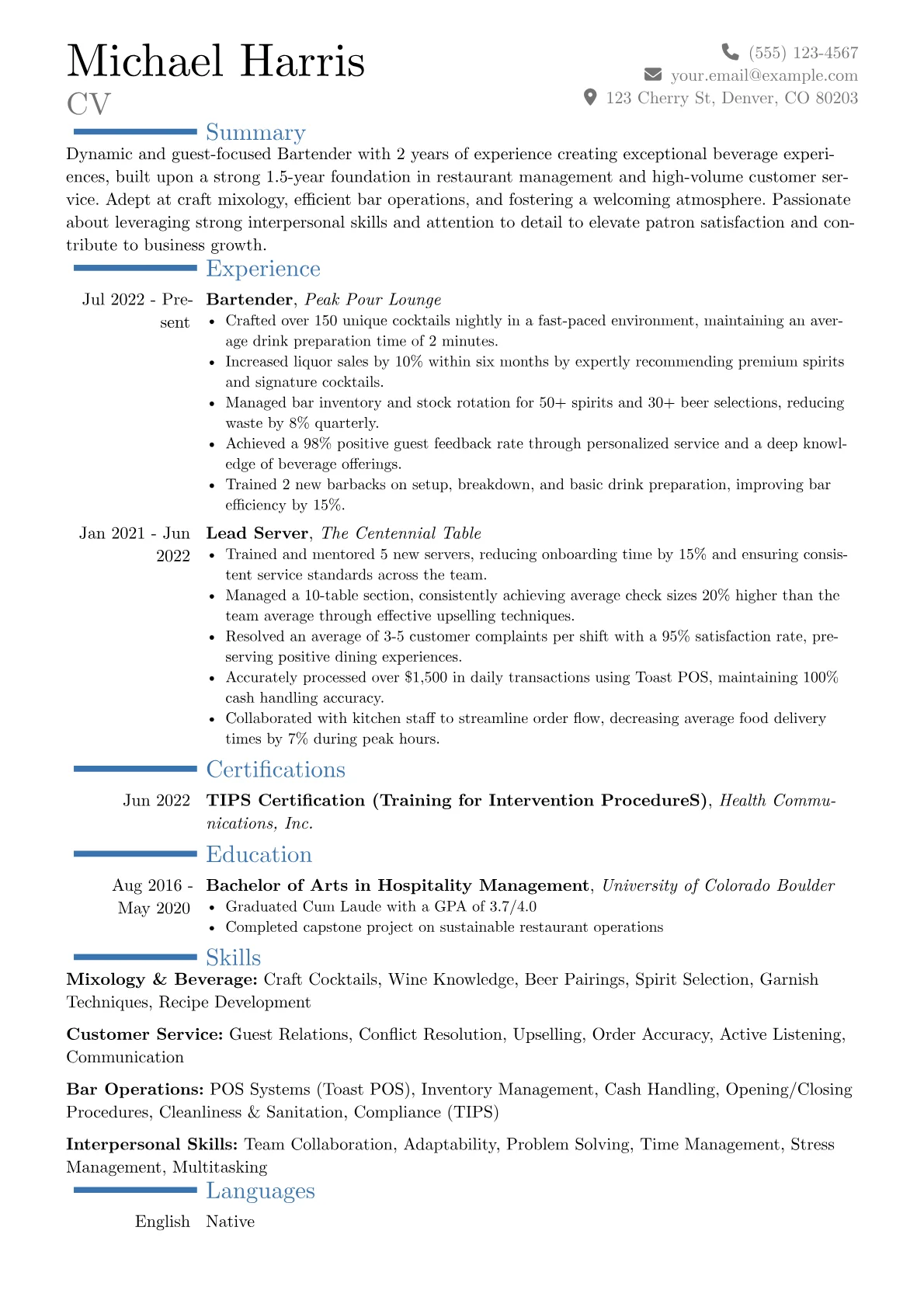 Career changer version - Page 1