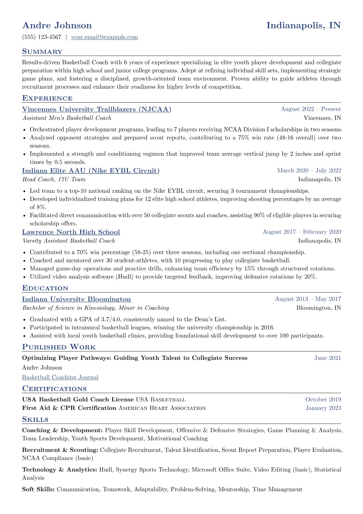 Basketball Coach version - Page 1