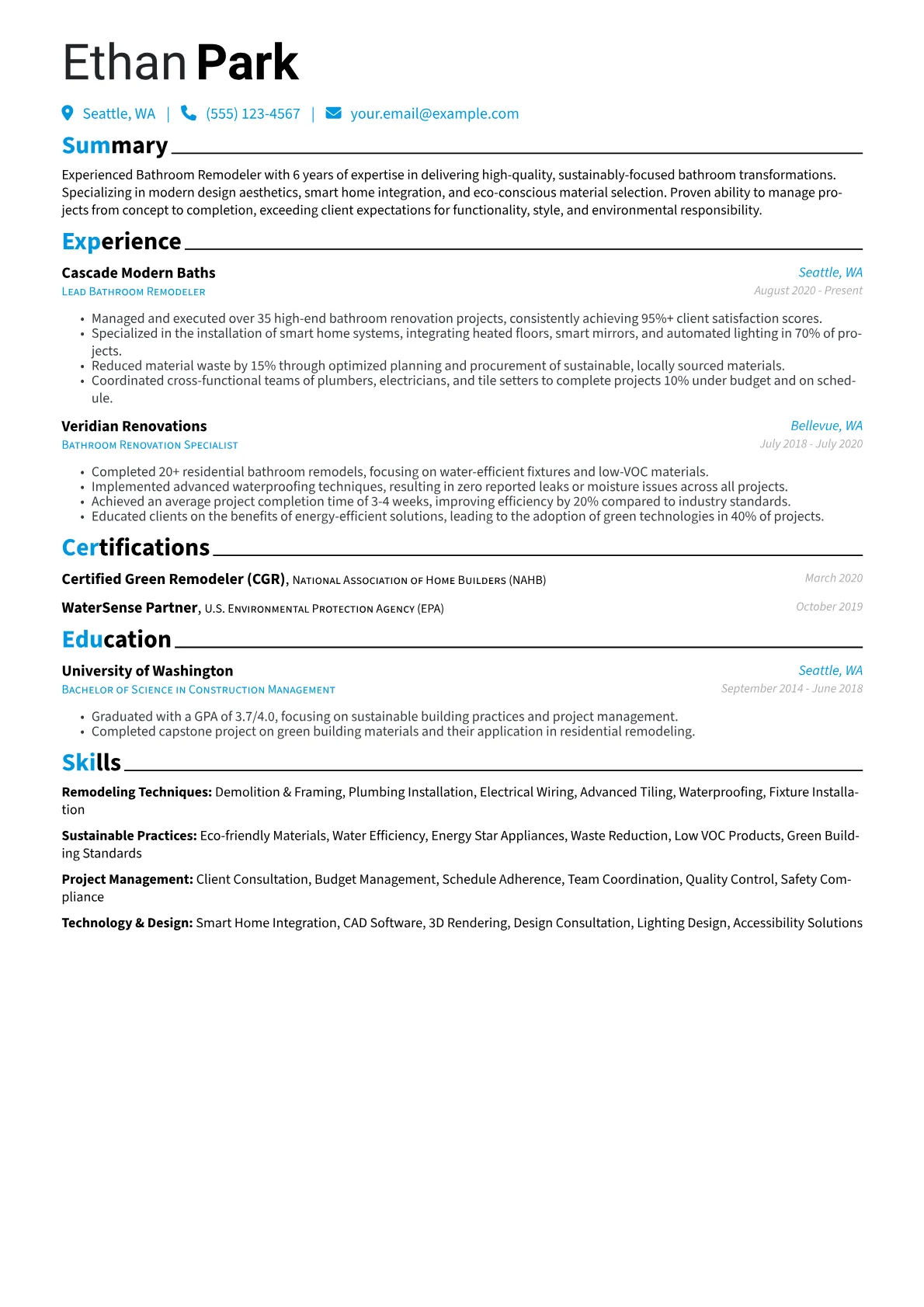 Sustainable Modern version - Page 1
