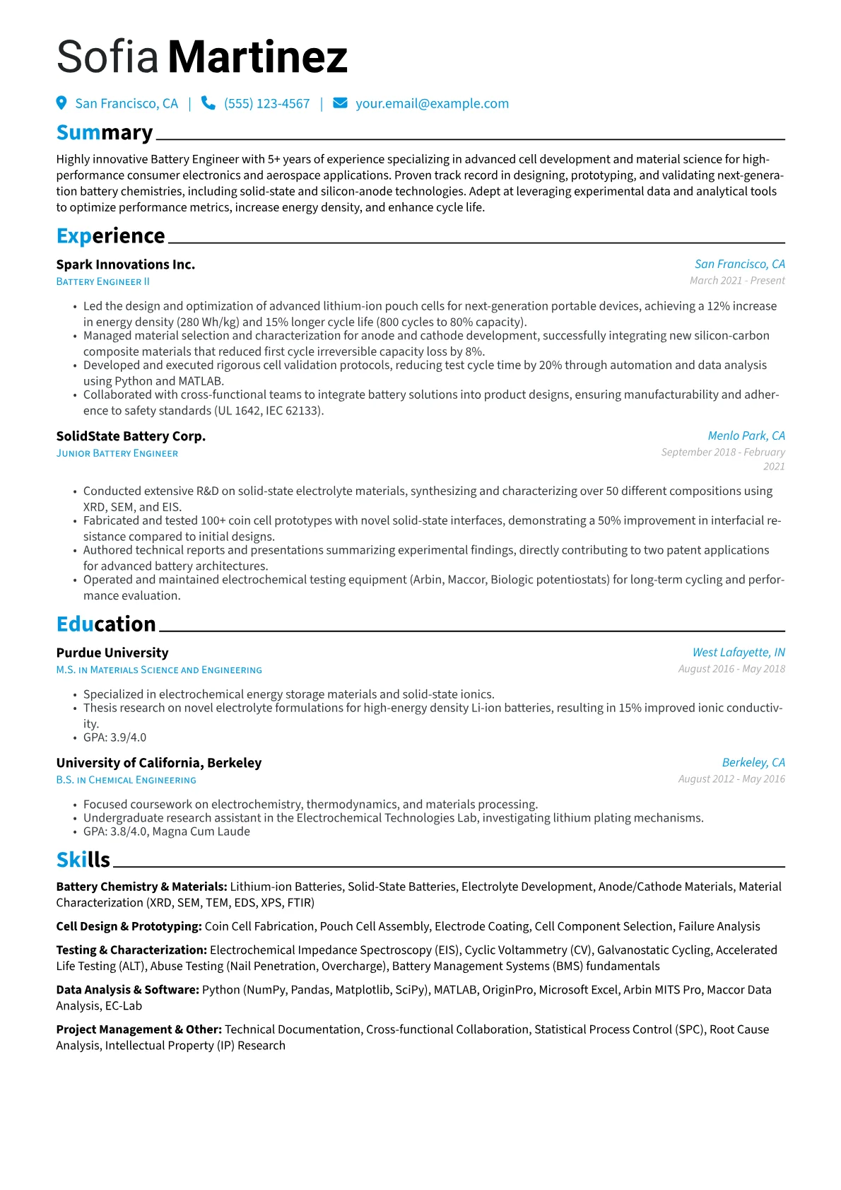 Battery Chemistry version - Page 1
