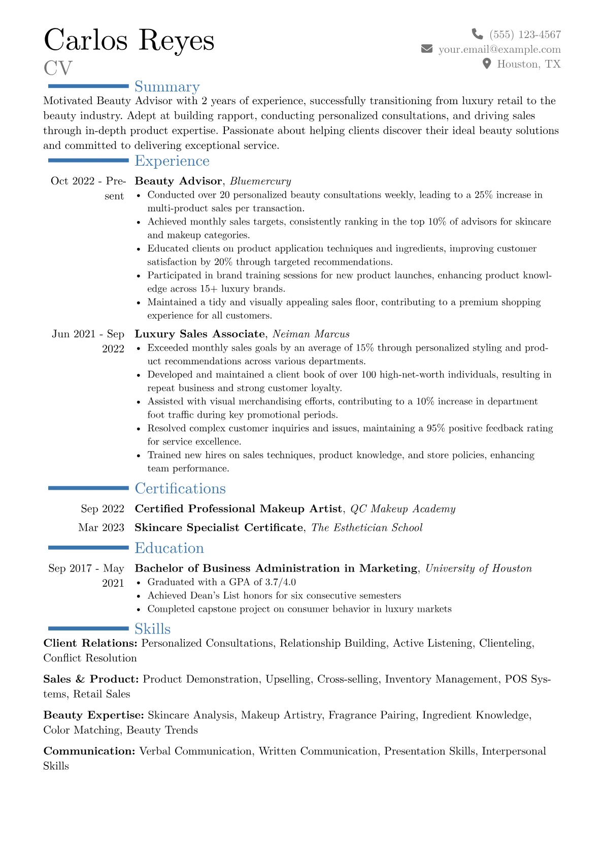 Career changer version - Page 1