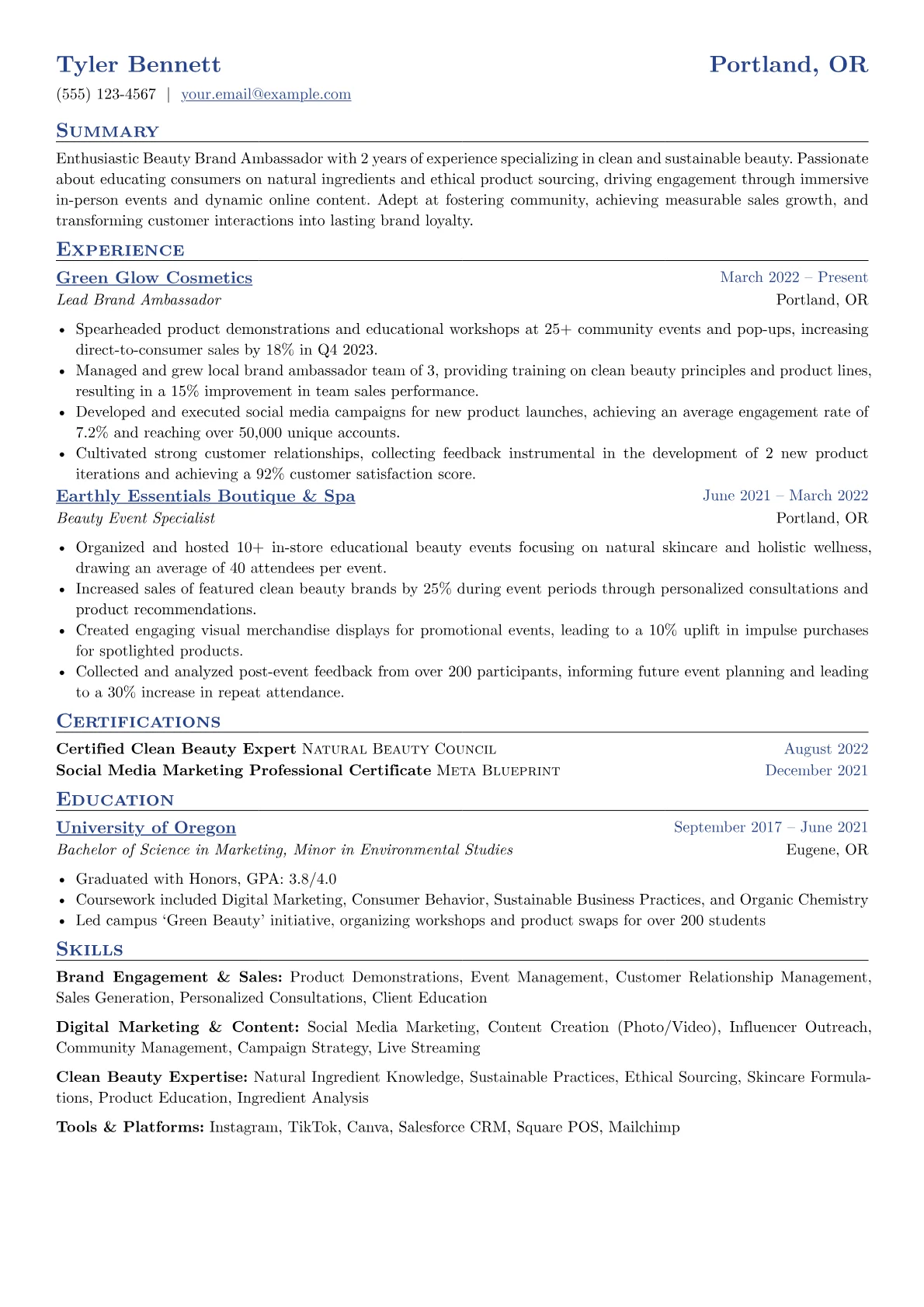 Brand Engagement & Sales version - Page 1