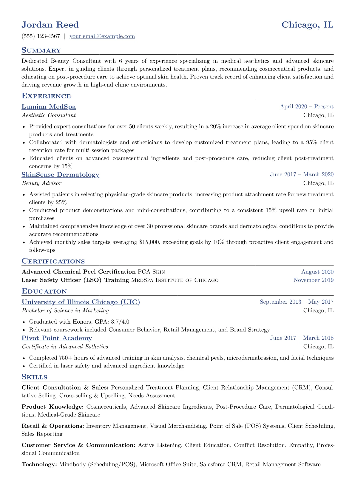 Medical Aesthetic Focus version - Page 1