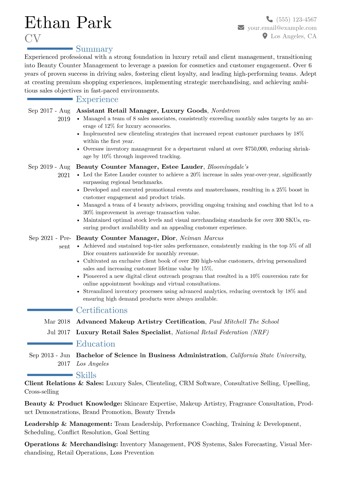 Career changer version - Page 1