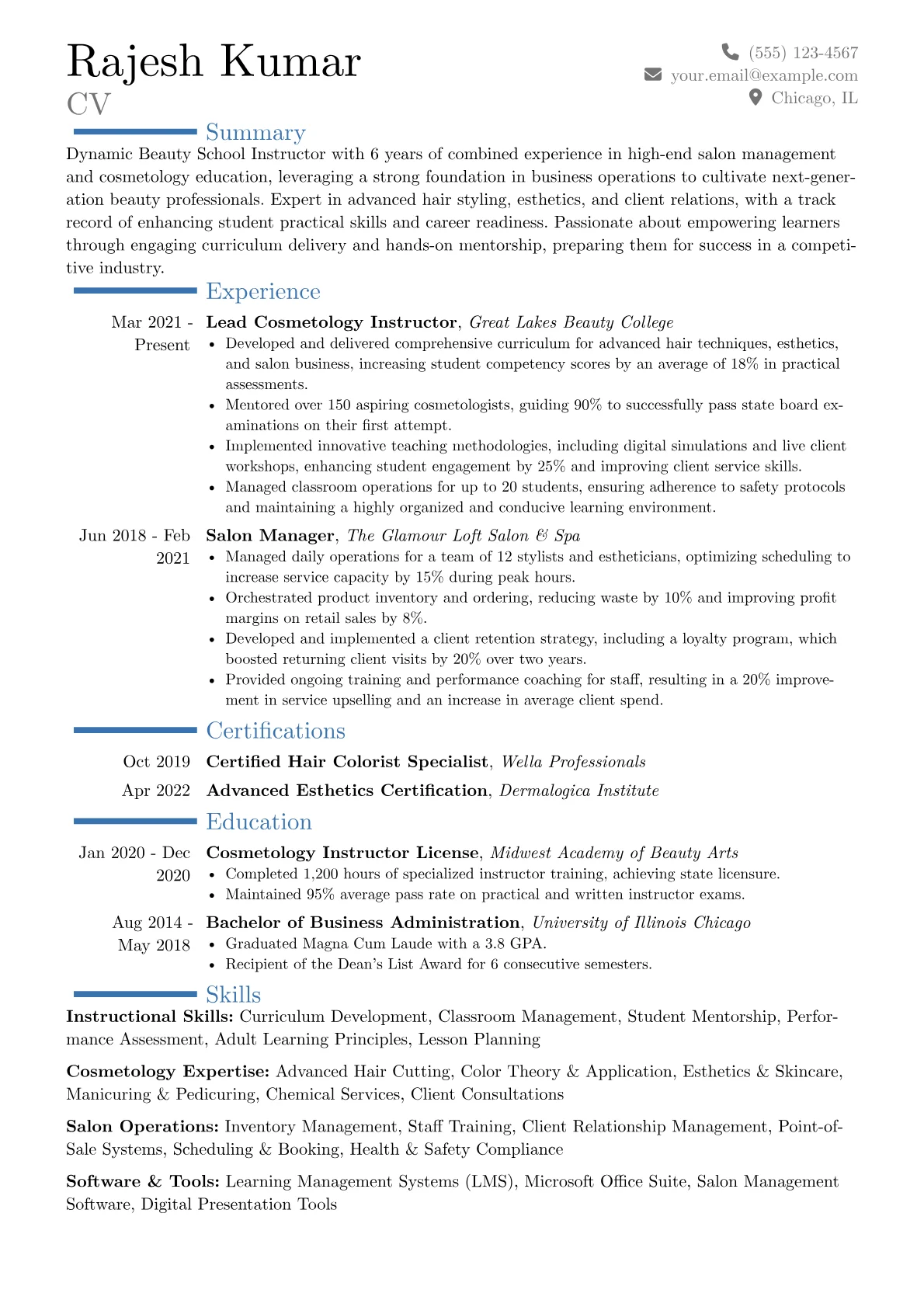 Career changer version - Page 1