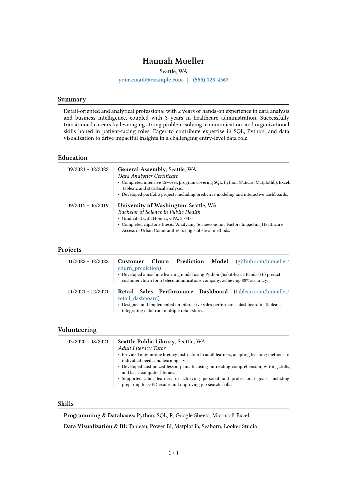 Career changer version - Page 1