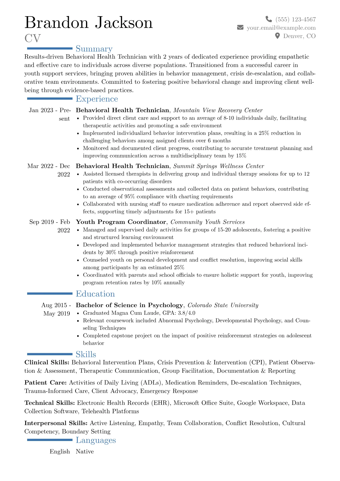 Career changer version - Page 1
