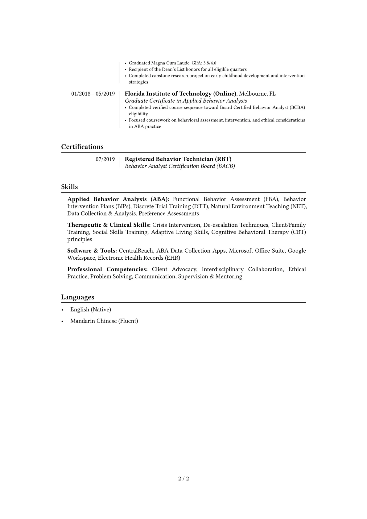 Career changer version - Page 2
