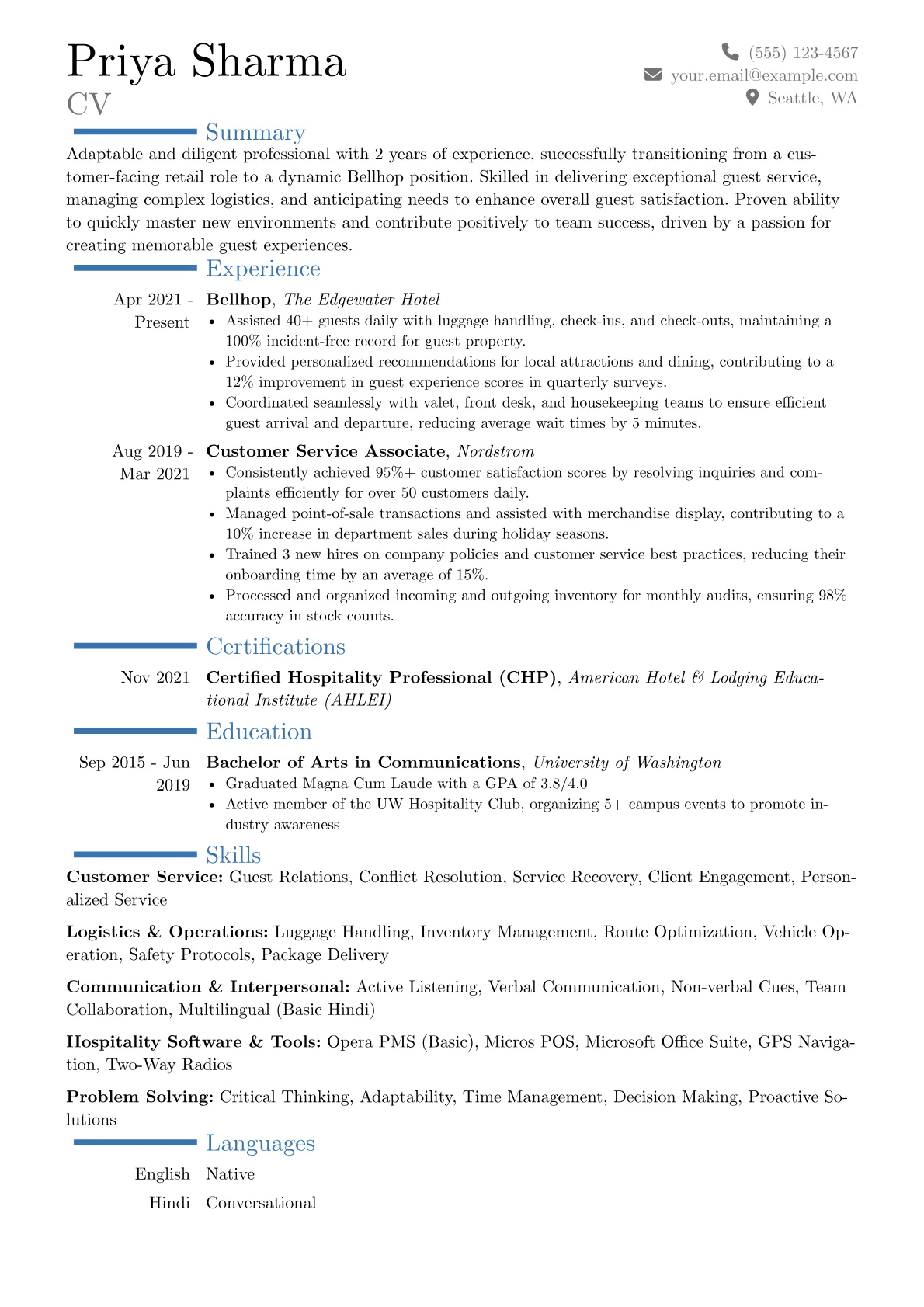 Career changer version - Page 1