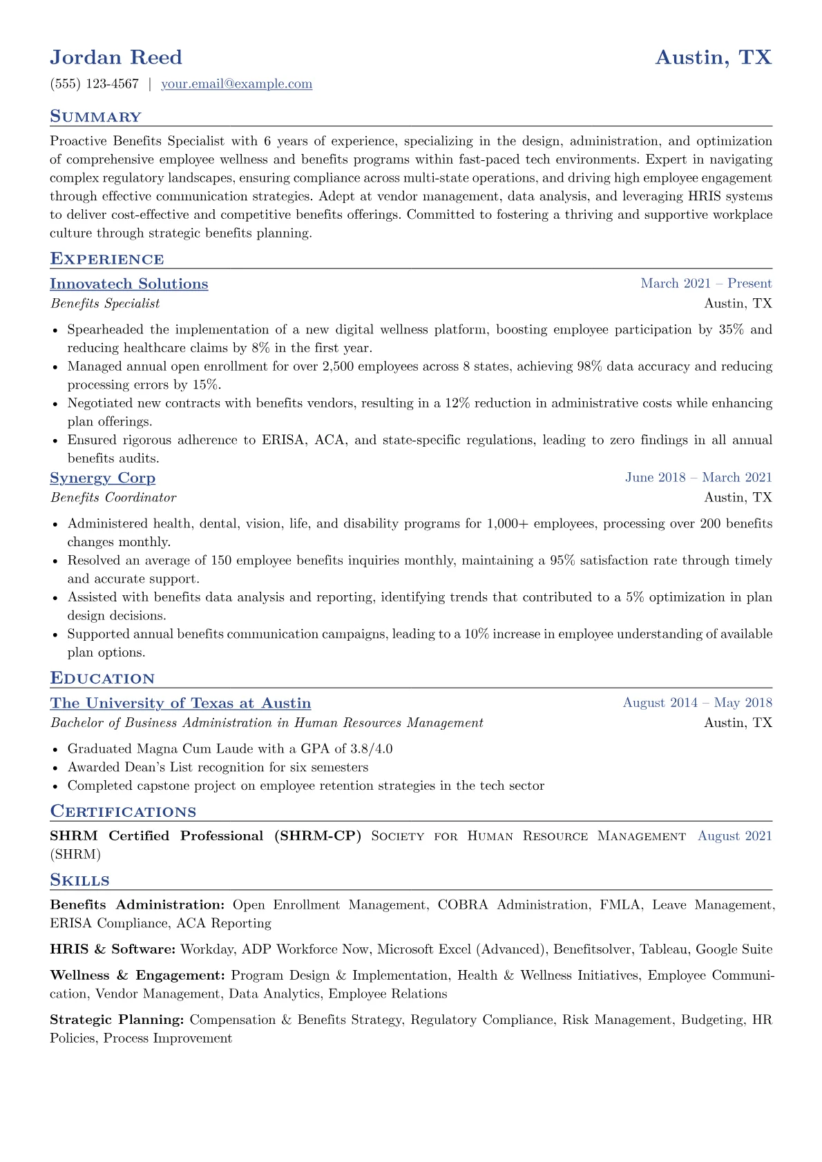 Benefits Specialist version - Page 1