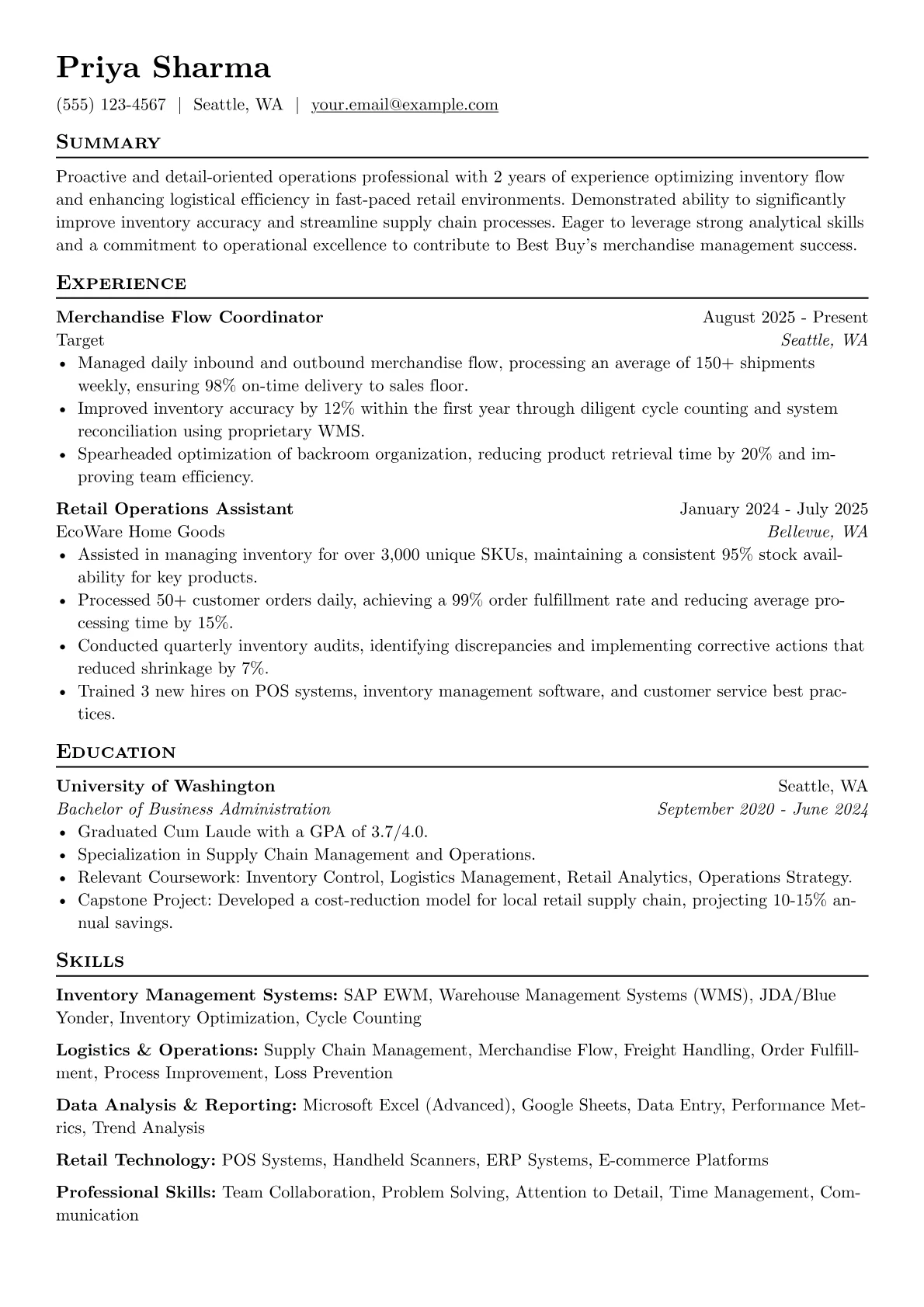 Merchandise Flow version - Page 1