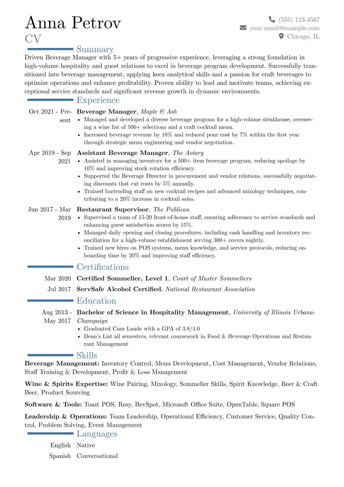 Career changer version - Page 1