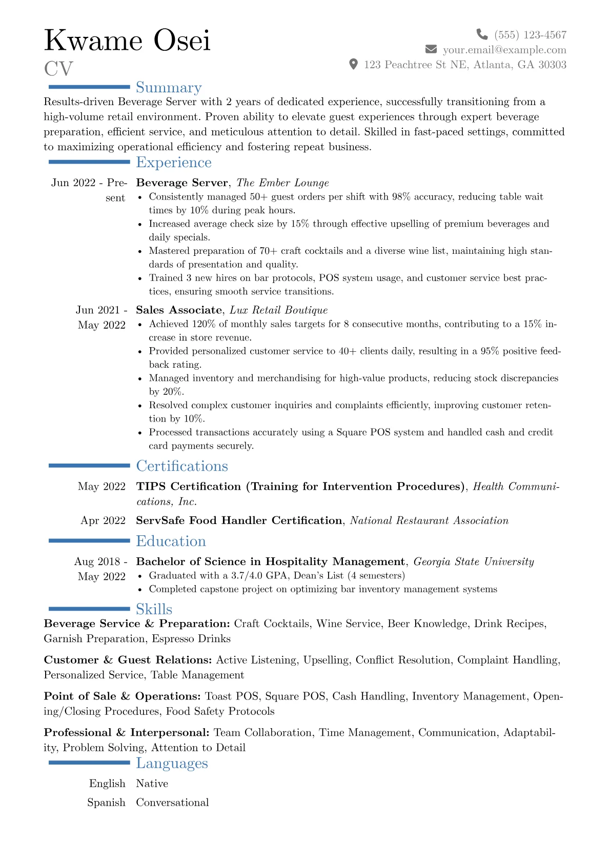 Career changer version - Page 1