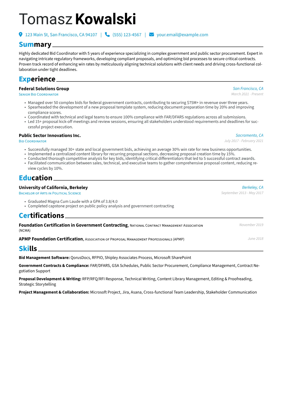 Government Bid Specialist version - Page 1