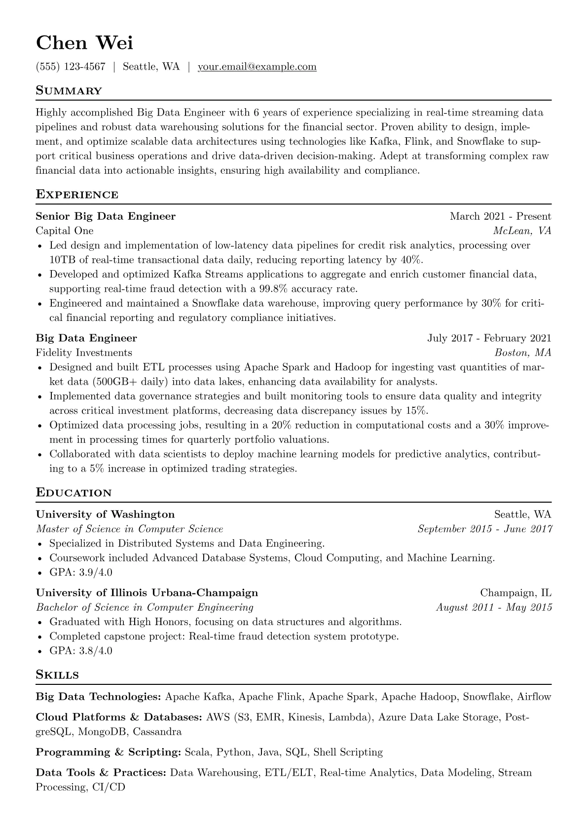 Big Data Engineer version - Page 1