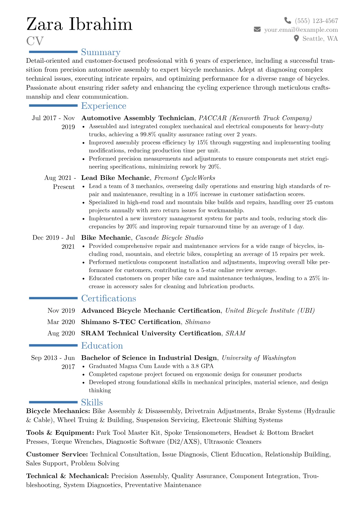 Career changer version - Page 1