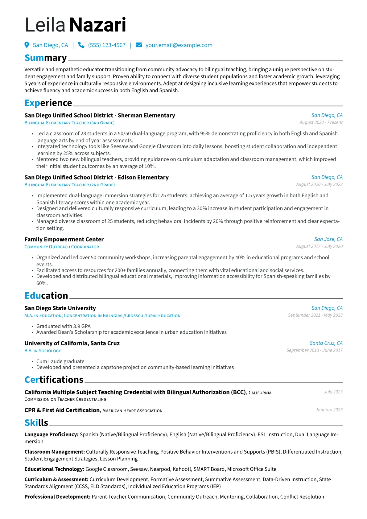 Career changer version - Page 1