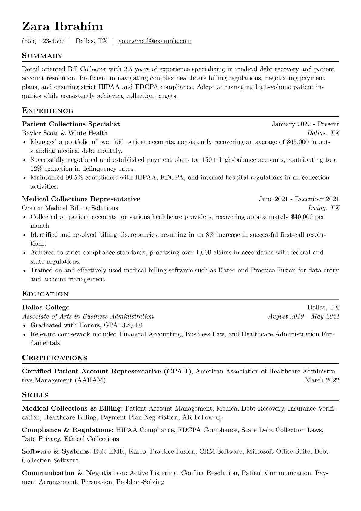 Medical Collections version - Page 1