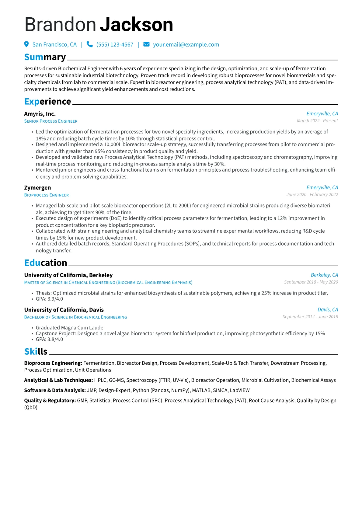 Biochemical Engineer version - Page 1