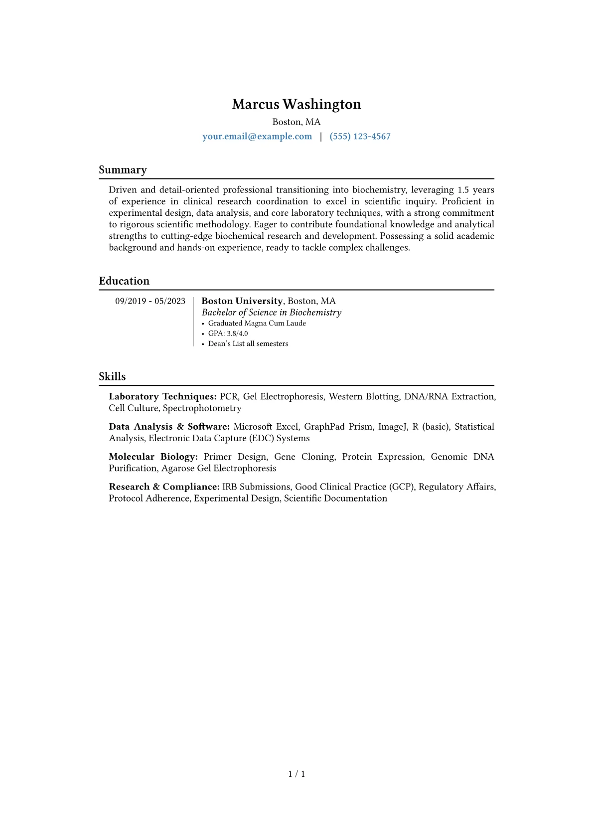 Career changer version - Page 1